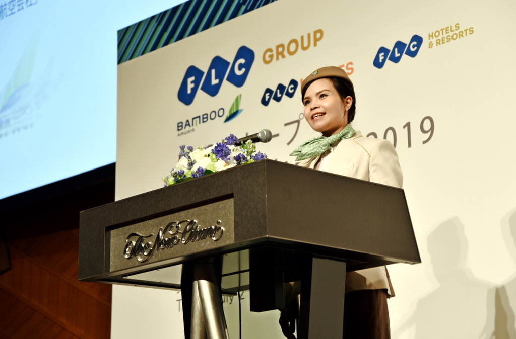 Bà Vũ Minh Châu, Chủ tịch VJSC - Tổng đại lý các chuyến bay thuê chuyến của Bamboo Airways tại thị trường Nhật Bản