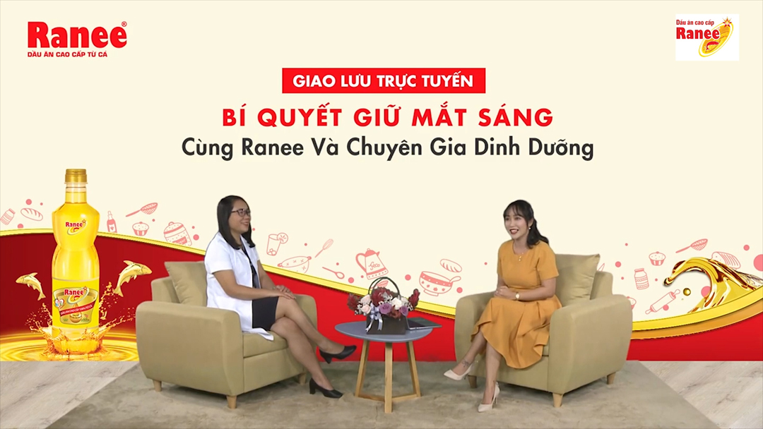 PGS-TS-BS Trương Tuyết Mai chia sẻ với MC Ốc  Thanh Vân về bí quyết giữ đôi mắt sáng khỏe mỗi ngày