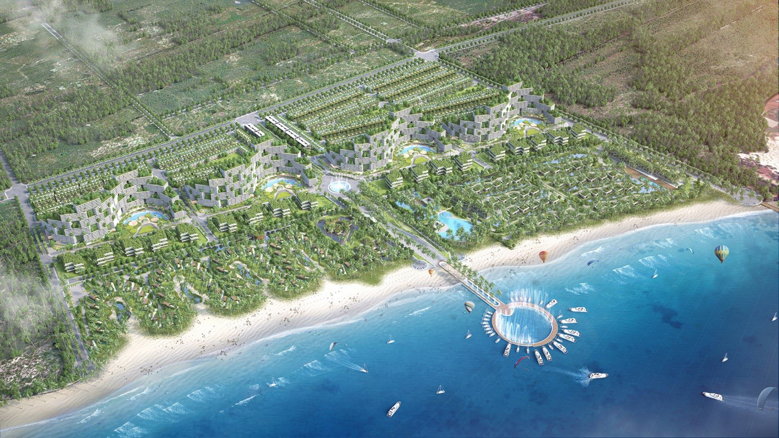  Thanh Long Bay với hàng ngàn tiện ích dự kiến sẽ là trung tâm nghỉ dưỡng - giải trí, văn hóa - ẩm thực lớn nhất khu vực trong bán kính 20km