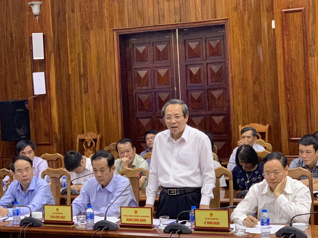 Ông Hoàng Đăng Quang, Ủy viên BCH Trung ương Đảng, Bí thư Tỉnh ủy, Chủ tịch HĐND tỉnh