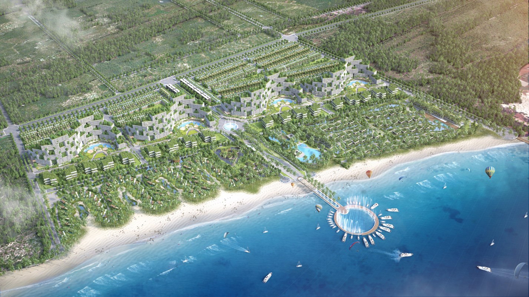 Thanh Long Bay - dự án tổ hợp nghỉ dưỡng và thể thao biển quốc tế với quy mô 90 ha, được quy hoạch tổng thể theo mô hình IRs đầu tiên tại khu vực Kê Gà, Bình Thuận tích hợp đầy đủ các tiện ích nghỉ dưỡng, giải trí, thể thao biển theo xu hướng thế giới, được kỳ vọng sẽ góp phần nâng tầm du lịch của vùng