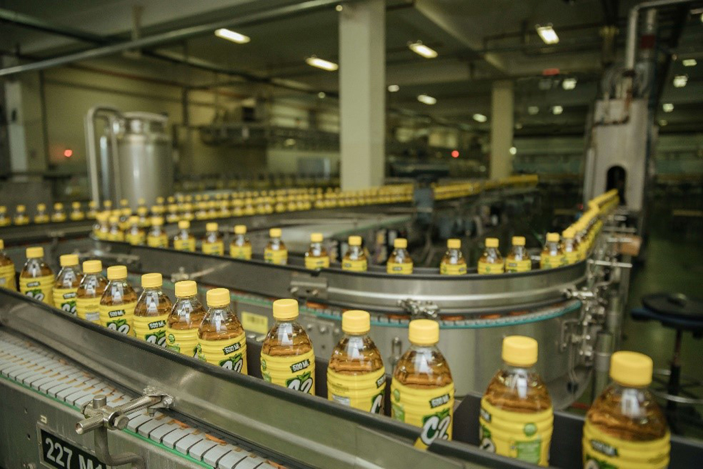 Quy trình sản xuất tại các nhà máy của URC Việt Nam được cải tiến hướng đến phát triển bền vững với môi trường