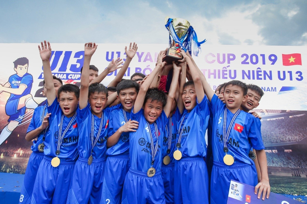 Đội U13 Trường Năng Khiếu TDTT đạt giải vô địch vòng loại khu vực Đắk Lắk giải U13 Yamaha Cup 2019 