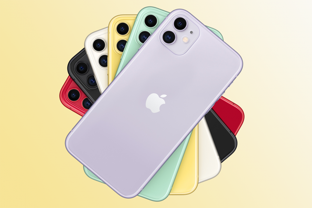 iPhone 11 với 6 màu sắc đa dạng. 