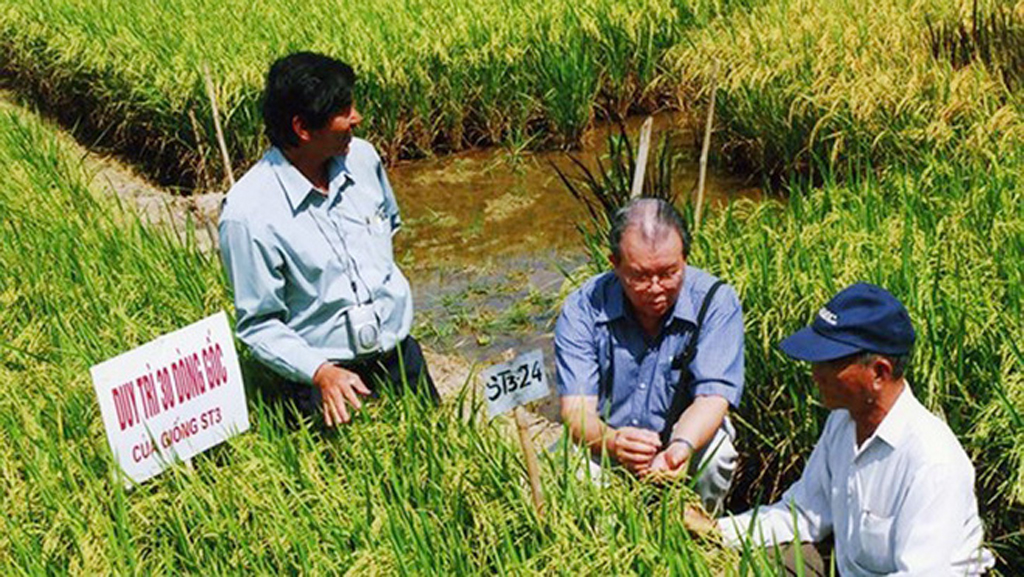 GS Võ Tòng Xuân là người dành rất nhiều tâm huyết cho ngành nông nghiệp trồng lúa