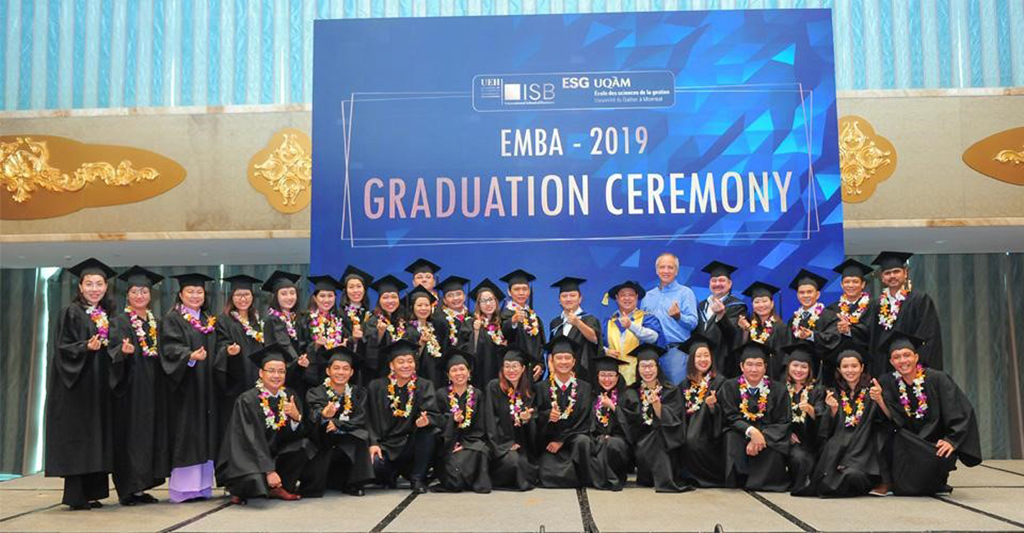 Lễ tốt nghiệp UQAM EMBA khóa 6 năm học 2019