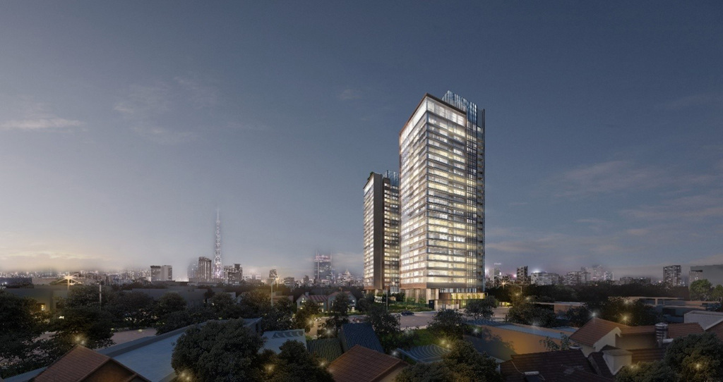 Nền trời khu trung tâm Q.1 sẽ ấn tượng hơn vào năm 2022 khi Hongkong Land và An Khang hoàn thành việc xây dựng dự án căn hộ hạng sang The Marq