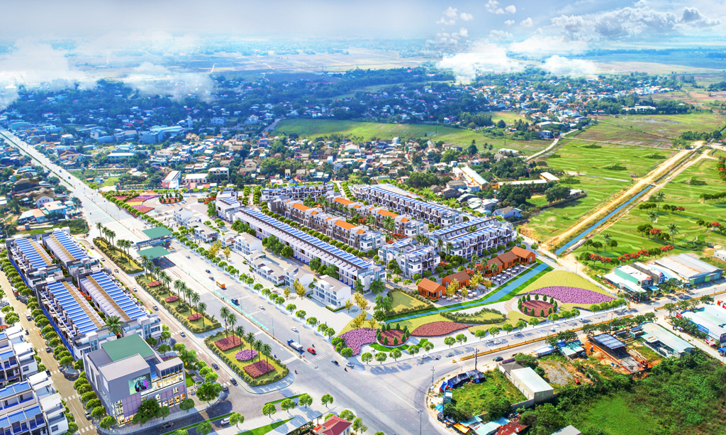 Tổng thể dự án Đô thị Điện Thắng - Ảnh: Phú Thành