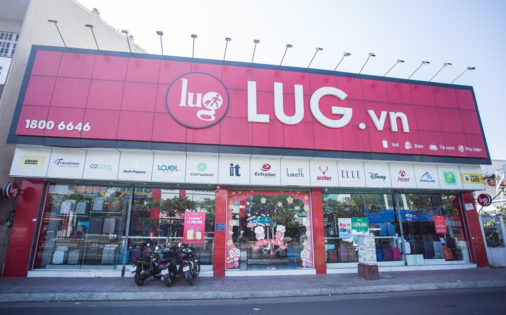 LUG bắt đầu bằng việc mở các cửa hàng tại tuyến phố trung tâm TP.HCM và Hà Nội