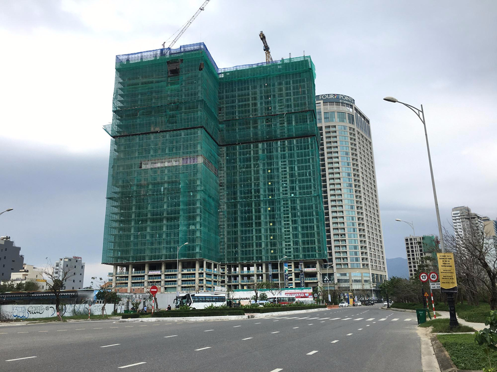 Dự án Tổ hợp khách sạn và căn hộ cao cấp Premier Sky Residences trên trục đường Võ Nguyên Giáp do Công ty TNHH DVDL và TM Minh Đông làm chủ đầu tư 