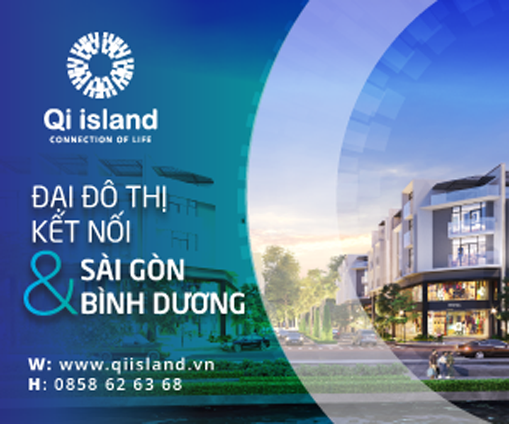 Đại đô thị Qi Island là khu phức hợp với thiết kế hiện đại và được phủ kín mảng xanh gồm nhà liền thổ, biệt thự, căn hộ thương mại, các công trình công cộng