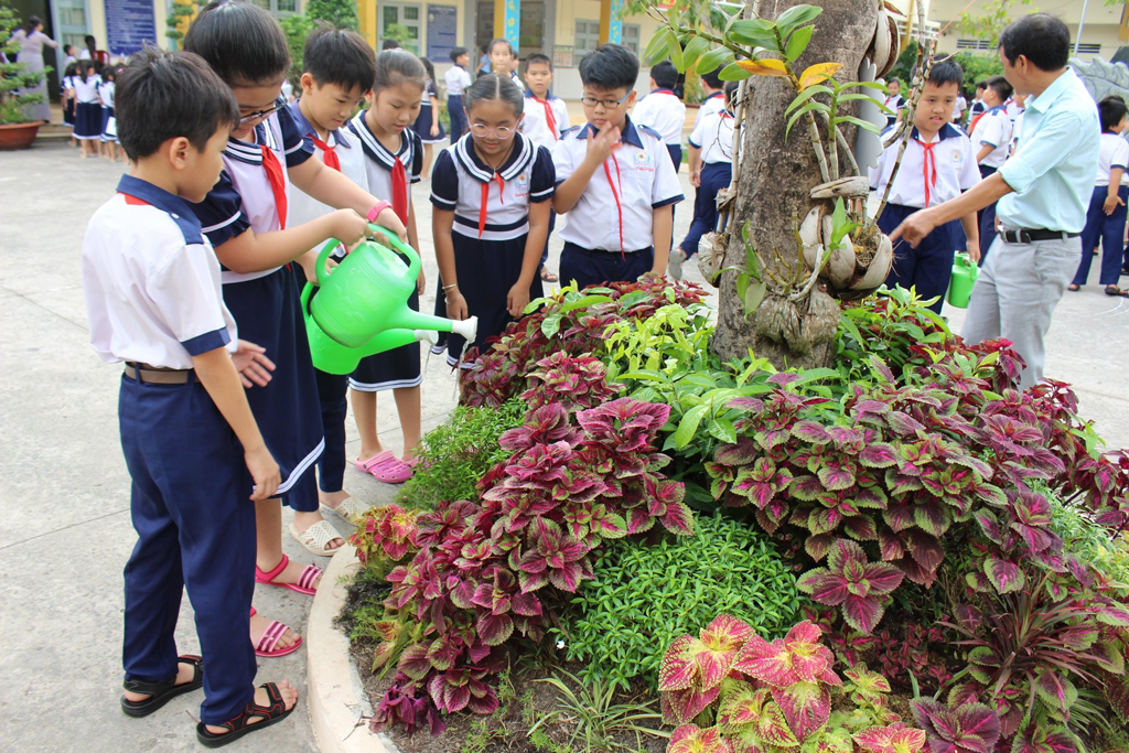“Góc xanh học đường” được đồng loạt phát động tại nhiều trường tiểu học trên cả nước