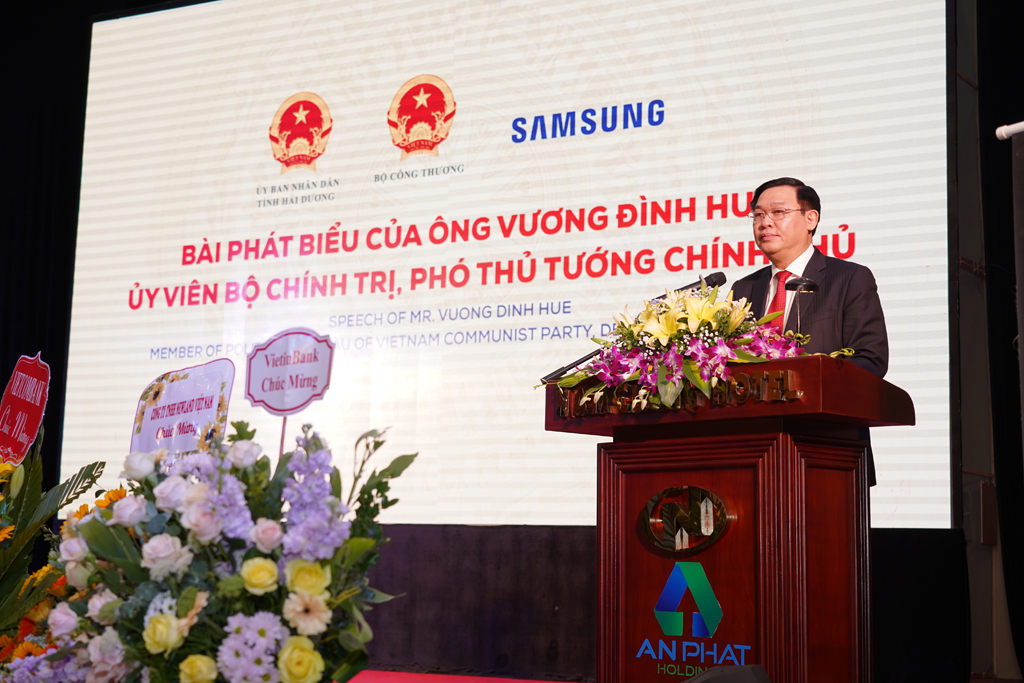 Phó Thủ tướng Vương Đình Huệ phát biểu chỉ đạo hội nghị