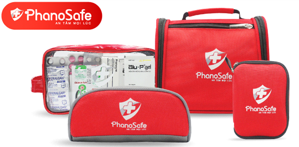 Túi y tế PhanoSafe là dòng sản phẩm sơ cứu tiện lợi, năng động 