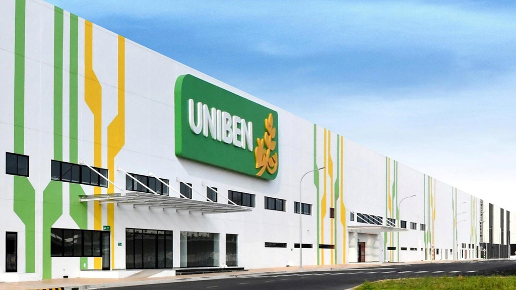 Với diện tích 160.000 m2, nhà máy Uniben tại KCN VSIP IIA, Bình Dương là một trong những nhà máy thực phẩm lớn và hiện đại bậc nhất khu vực 