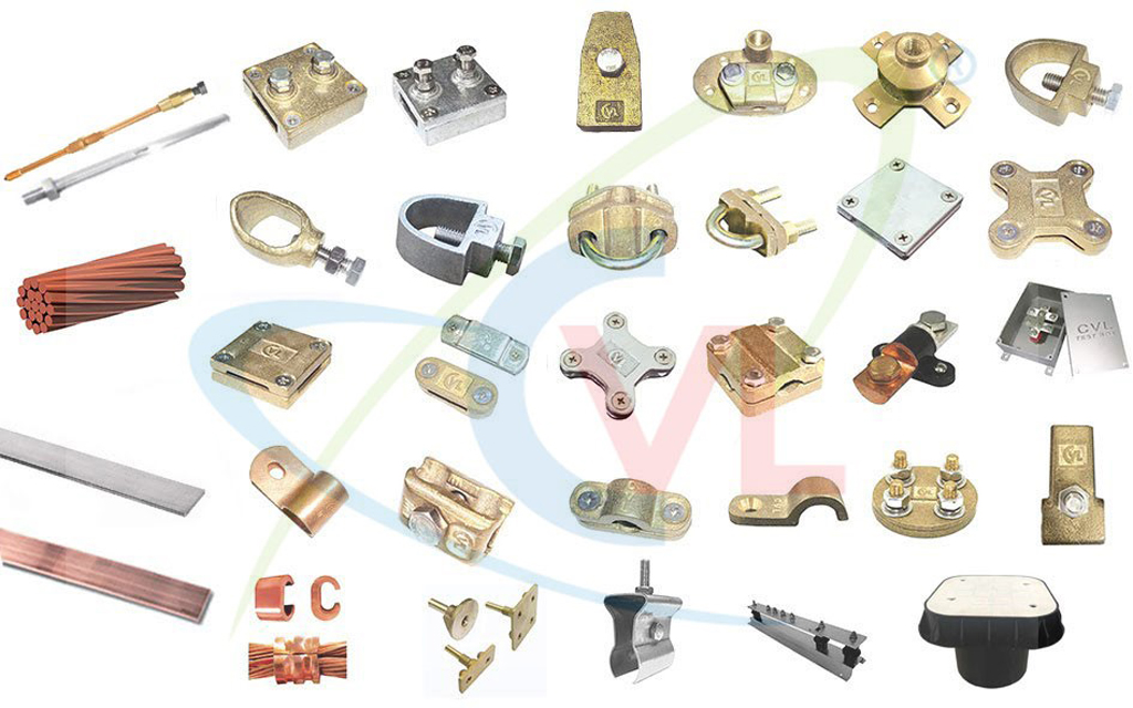 Các sản phẩm vật tư điện hệ thống chống sét tiếp địa Cát Vạn Lợi