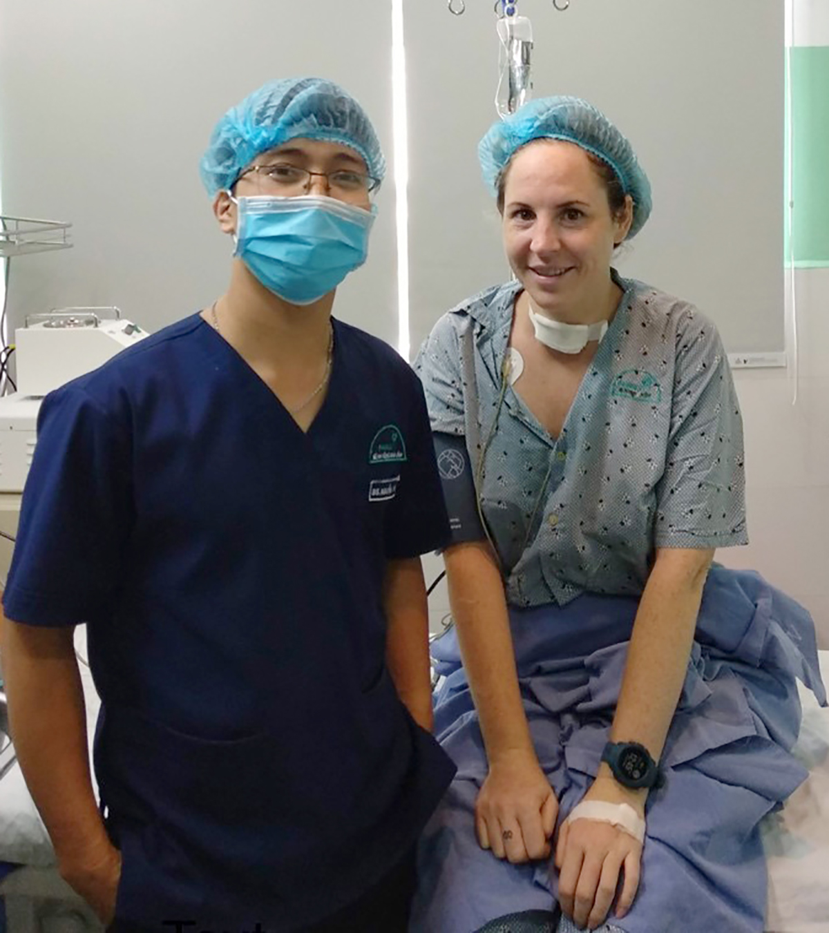 Bệnh nhân Germany Carmen T. rất hài lòng với phương pháp điều trị đốt sóng cao tần u tuyến giáp tại Bệnh viện đa khoa Gia Đình