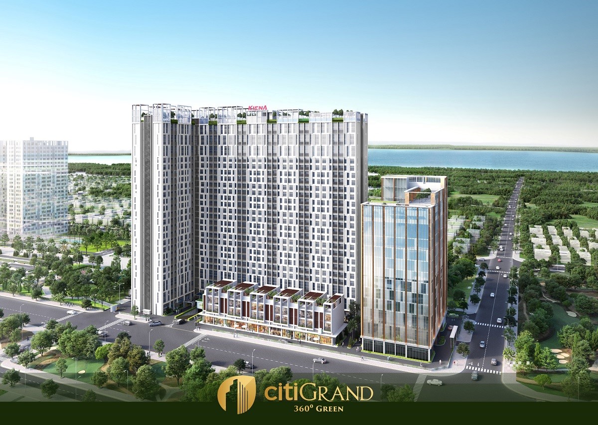 Cư dân CITIGRAND được thụ hưởng môi trường sống trong lành, xanh mát với mật độ cây xanh cao gấp 9 lần nội thành, liền kề công viên trung tâm 4 ha