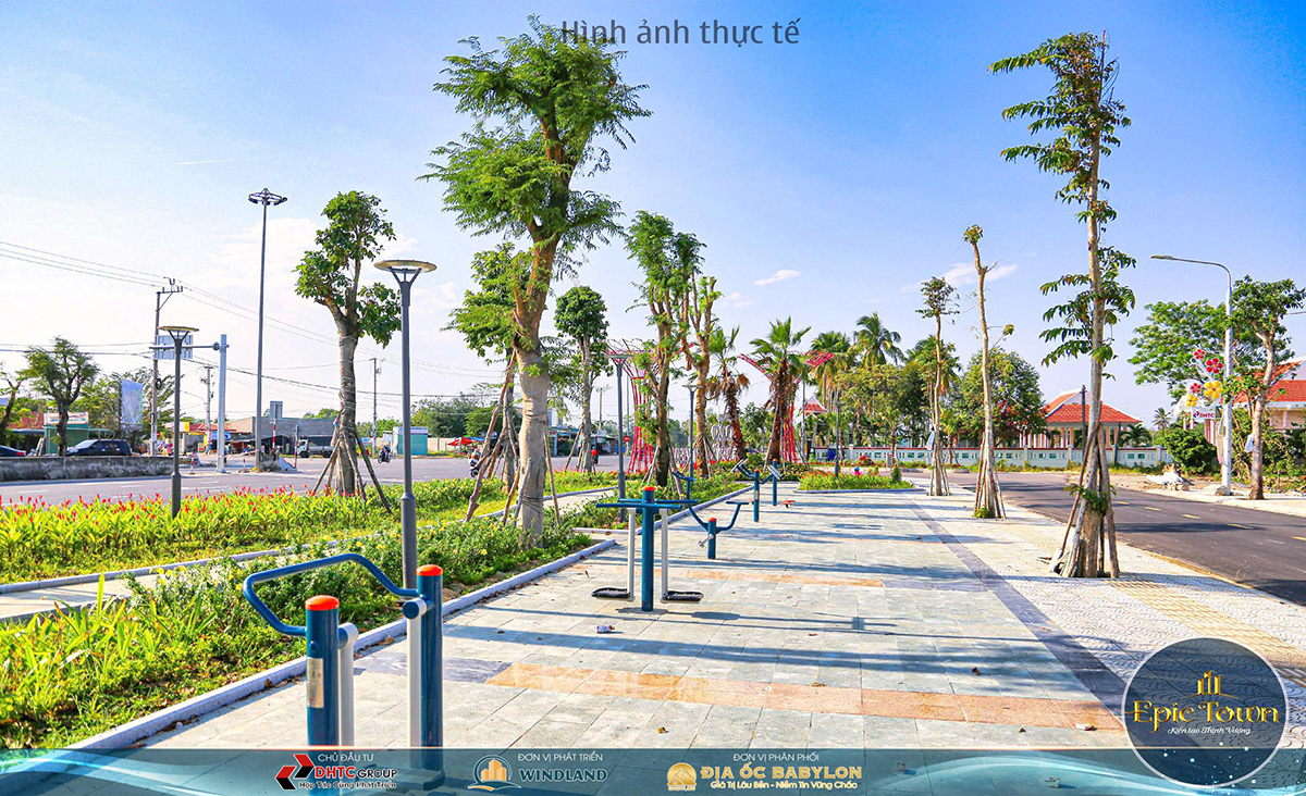  Công viên nội khu dự án đã đưa vào sử dụng - Ảnh: Phú Thành 