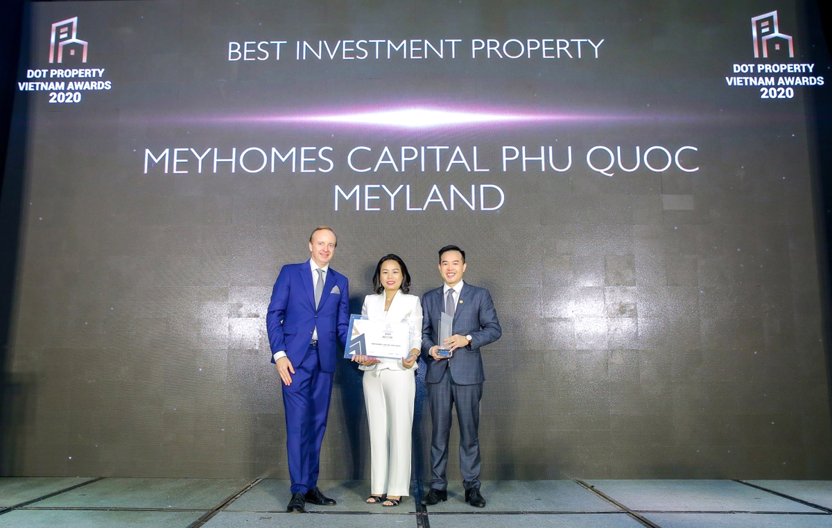 Meyhomes Capital Phú Quốc được vinh danh là Dự án đầu tư tốt nhất năm 2020 - Best Investment Propety Vietnam 2020”