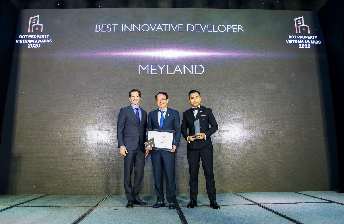 Meyland được vinh danh là “Nhà phát triển BĐS sáng tạo tốt nhất Việt Nam 2020 - Best Innovative Developer Vietnam 2020” 