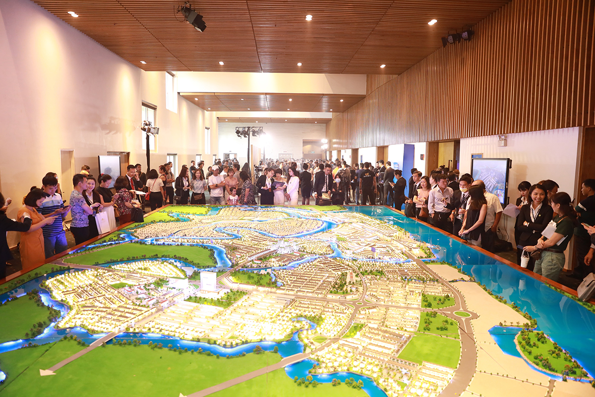 Các dự án BĐS sinh thái tại các đô thị vệ tinh thu hút sự quan tâm của đông đảo khách hàng