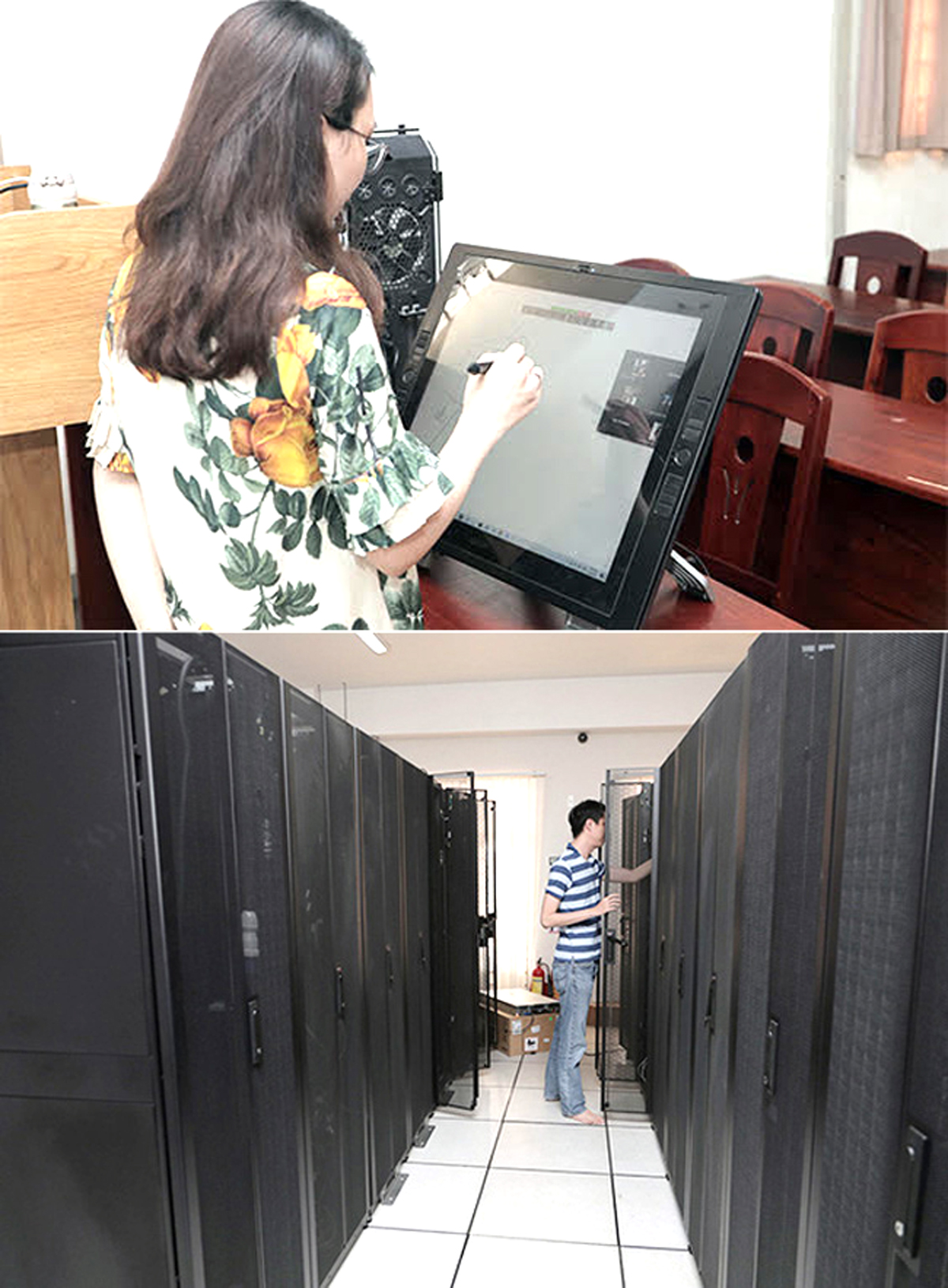 Hệ thống Data Center và thiết bị phục vụ giảng dạy online hiện đại