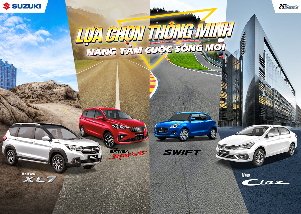 Suzuki luôn không ngừng cải tiến công nghệ, trang bị những tính năng tiên tiến để nâng tầm cuộc sống của khách hàng