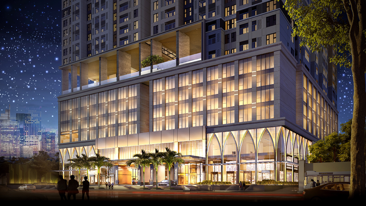 Dự án The Grand Manhattan với khối đế là khách sạn 5 sao quốc tế Avani Saigon - tọa lạc tại 100 Cô Giang - Cô Bắc, Q.1, TP.HCM