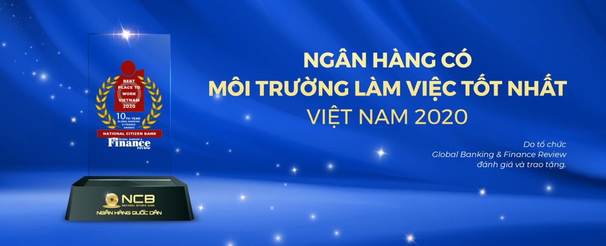 NCB giành giải thưởng “Môi trường làm việc tốt nhất Việt Nam 2020”