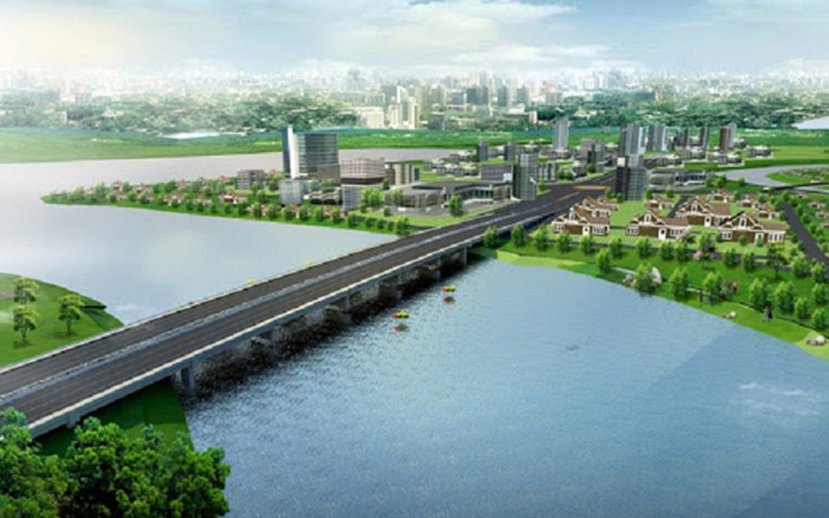 Phối cảnh cầu Vàm Cái Sứt kết nối tuyến Hương lộ 2 với vốn đầu tư hơn 224 tỉ đồng được chốt tiến độ khởi công trong tháng 9.2020 