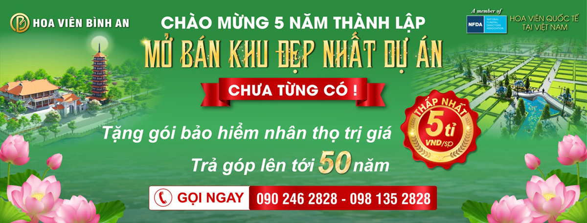 Sản phẩm tại Hoa Viên Bình An với nhiều ưu đãi đang nhận được sự quan tâm của đông đảo khách hàng