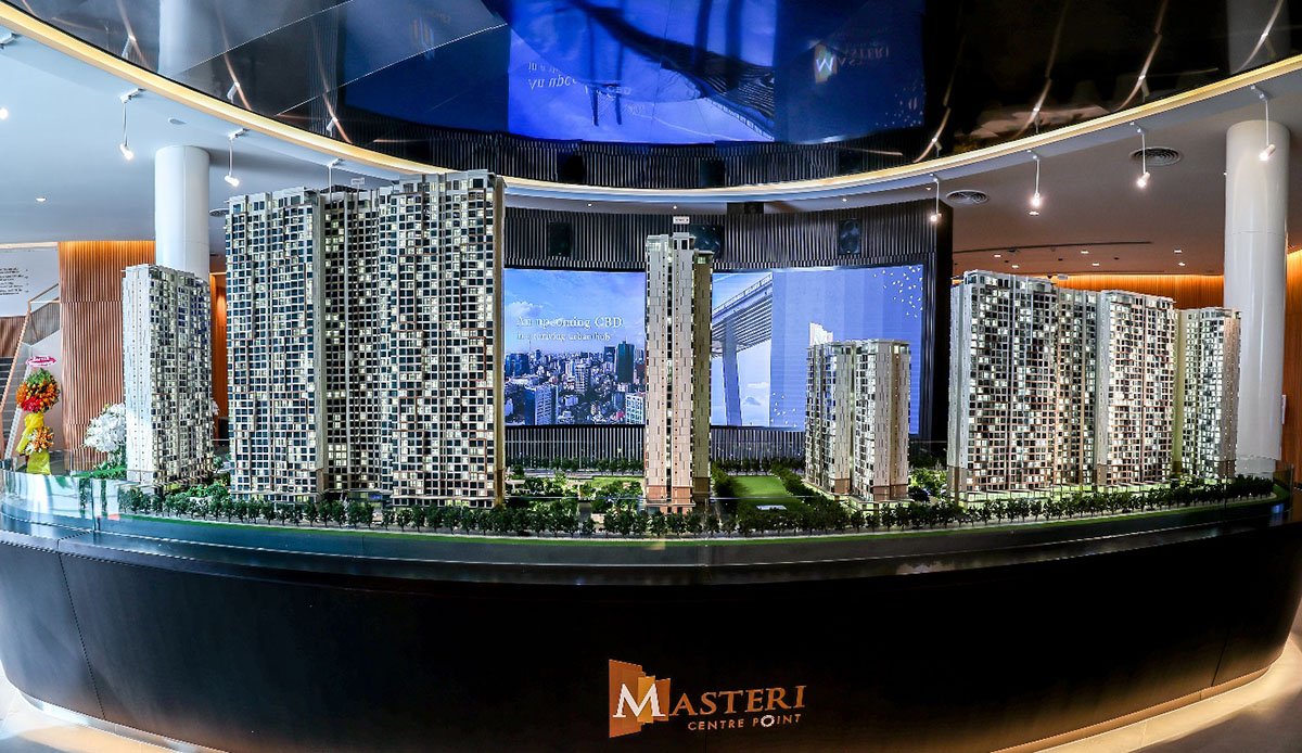 Sa bàn 3D dự án Masteri Centre Point