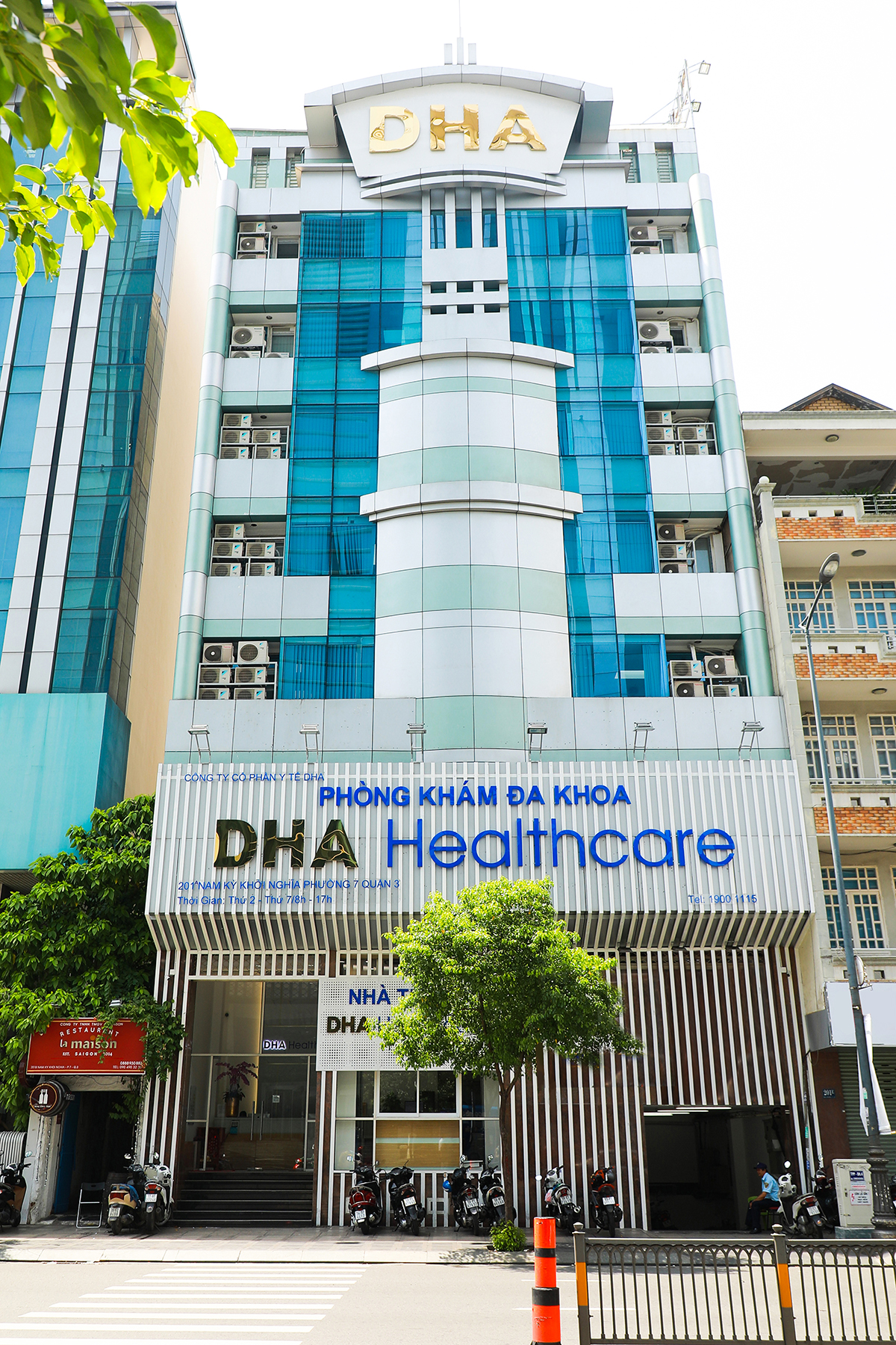 Phòng khám DHA Healthcare tọa lạc tại 201A Nam Kỳ Khởi Nghĩa, Q.3, TP.HCM