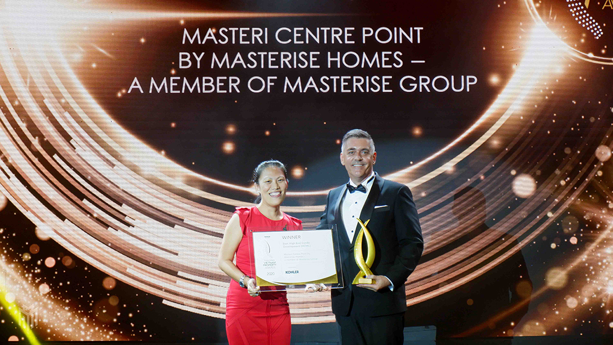 Dự án Masteri Centre Point tại quận 9 vinh dự nhận hai giải thưởng lớn tại Vietnam Property Awards