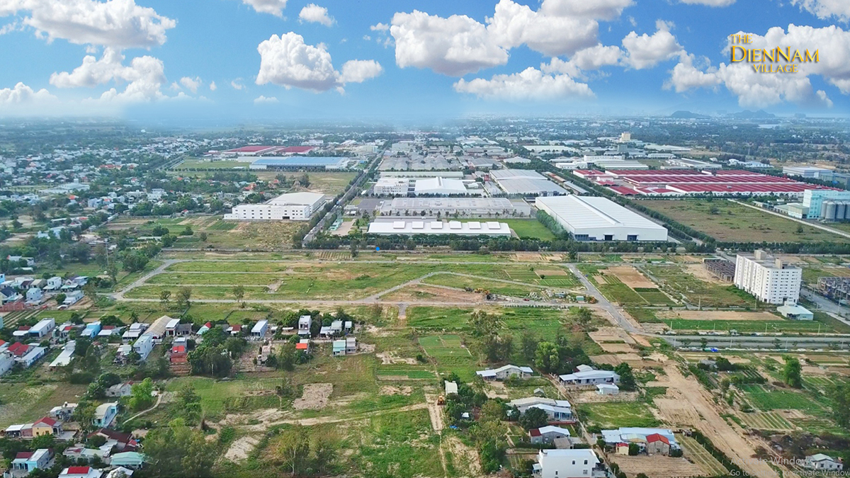 Bất động sản công nghiệp Nam Đà Nẵng - dự án The Dien Nam Village tháng 9.2020