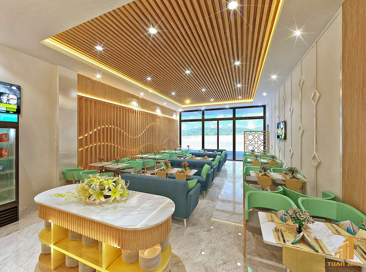 Phòng chờ Thương gia tại Côn Đảo ứng dụng phong cách kiến trúc hiện đại