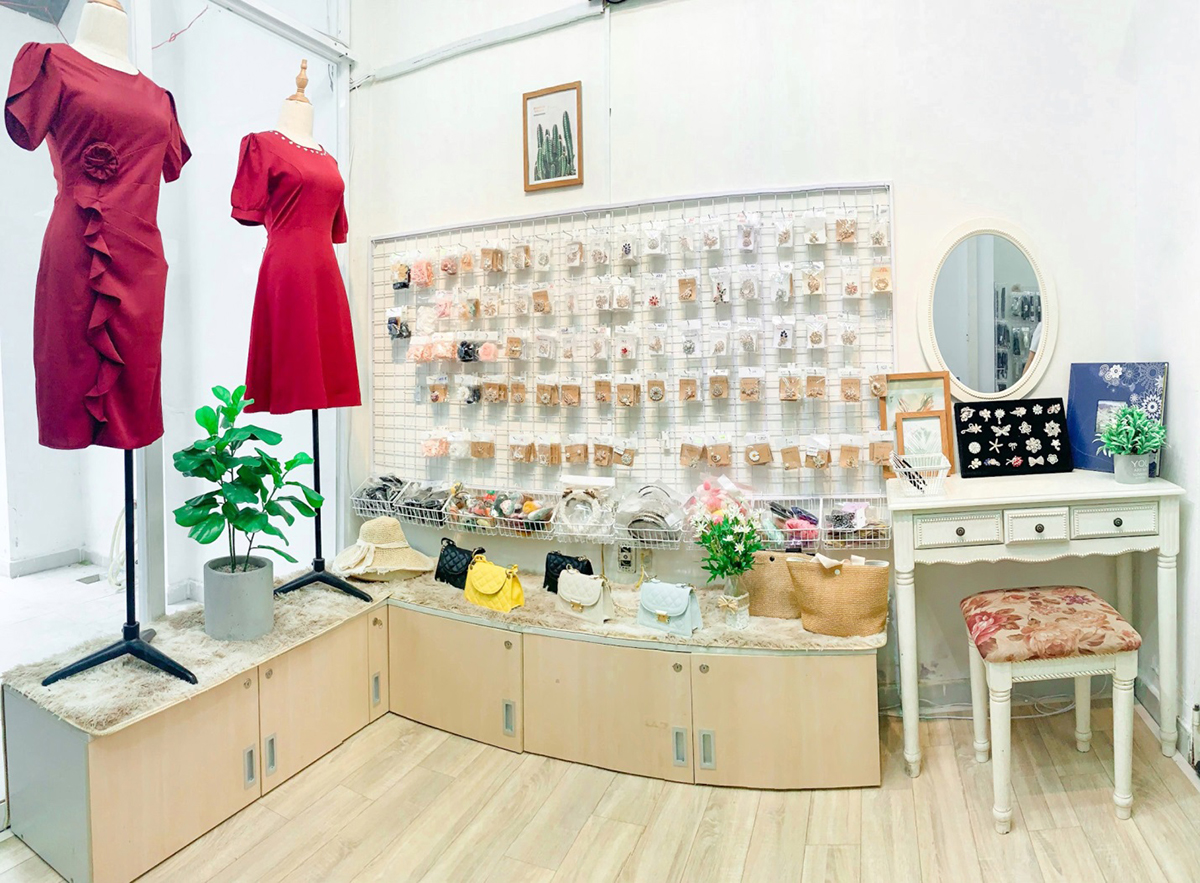 Không gian mua sắm xinh xắn tại Nhật Vy Boutique