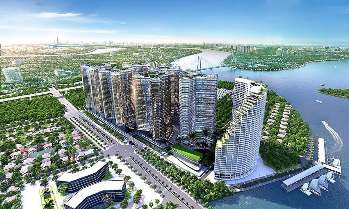 Hình phối cảnh dự án Sunshine Diamond River