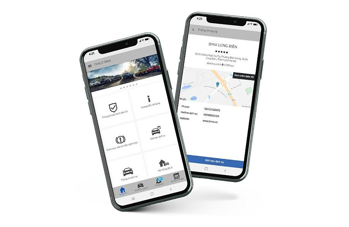 Việc cài đặt và sử dụng ứng dụng THACO BMW khá dễ dàng và tiện lợi