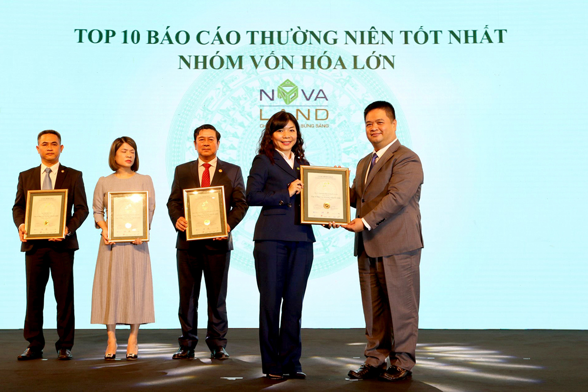 Tập đoàn Novaland góp mặt trong Top 10 BCTN tốt nhất nhóm vốn hóa lớn