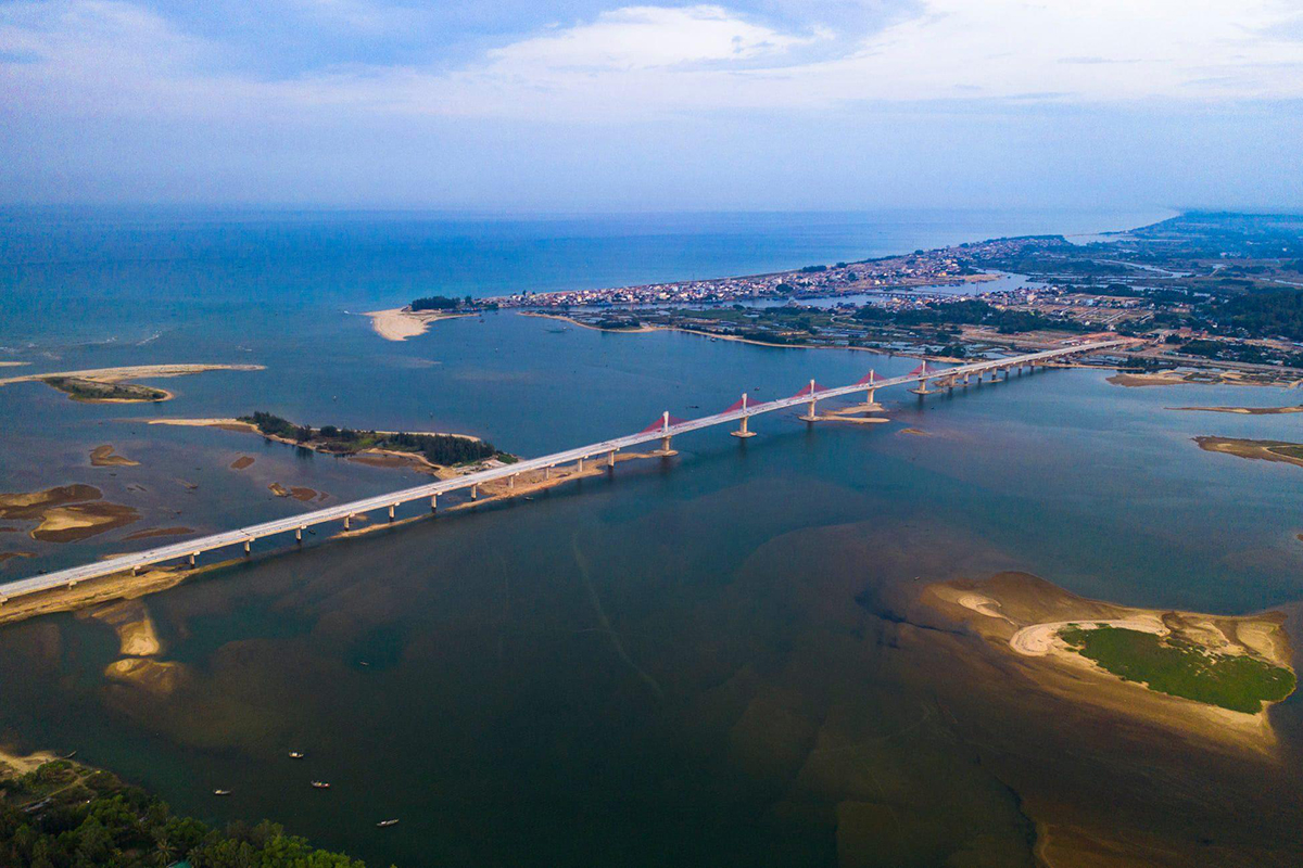 Cầu Cổ Lũy đã thông xe, đưa khu Đông Quảng Ngãi bước vào giai đoạn phát triển mới 