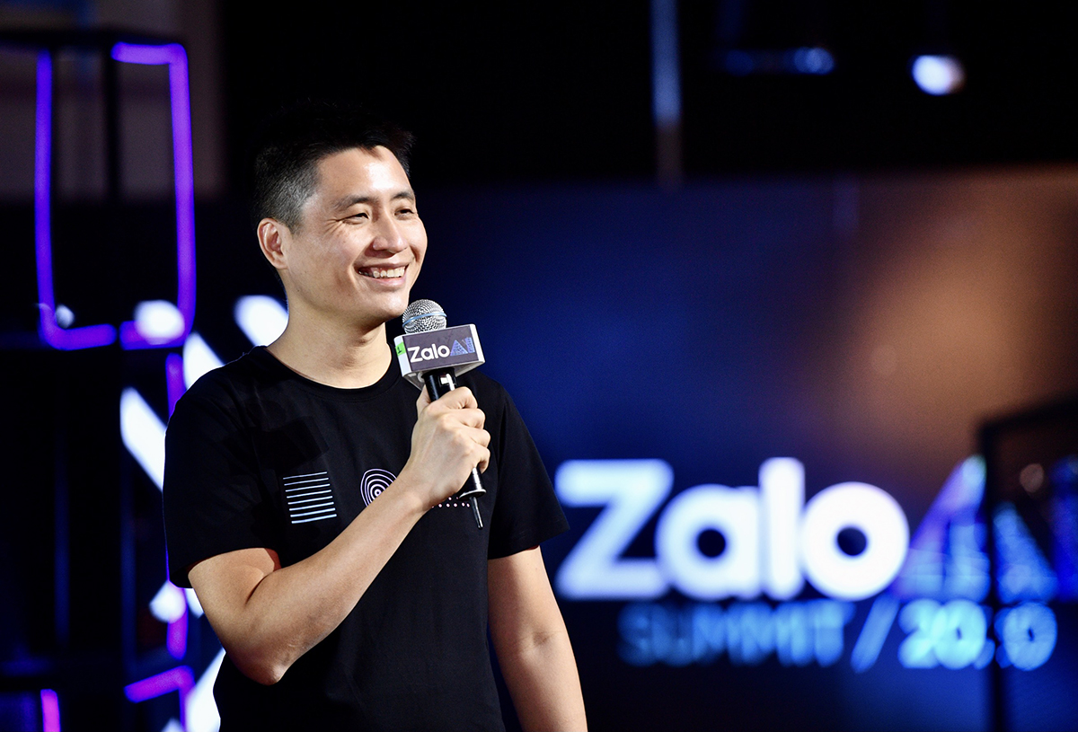 Anh Vương Quang Khải, Chủ tịch Zalo chia sẻ mở màn tại Zalo AI Summit 2020