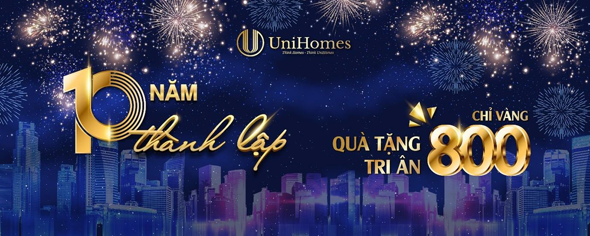 UniHomes dành tặng hơn 800 chỉ vàng tri ân khách hàng kỷ niệm 10 năm thành lập