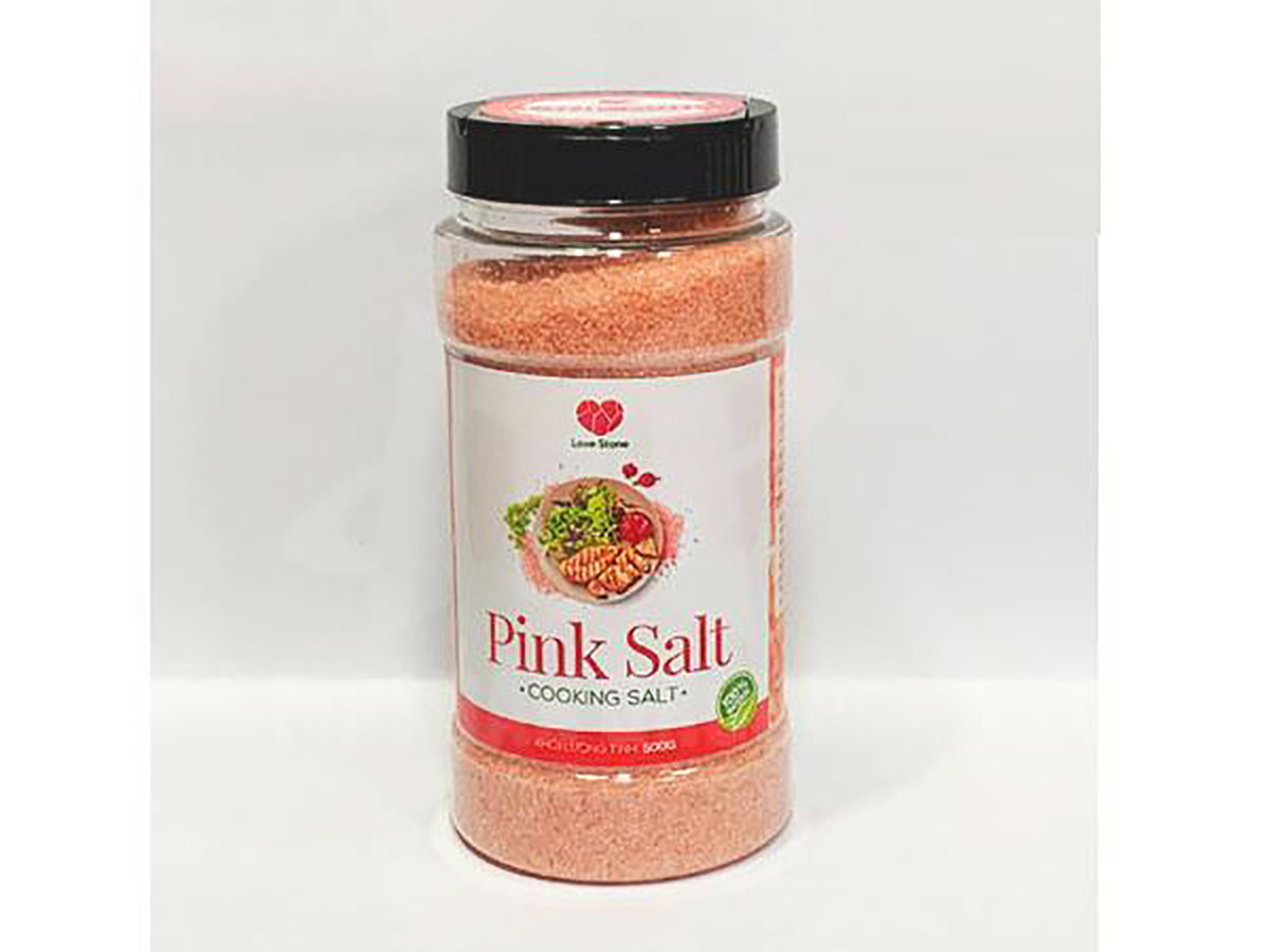 Sử dụng muối hạt ăn Pink Salt của món thịt đông đúc chân giò đậm vị hơn