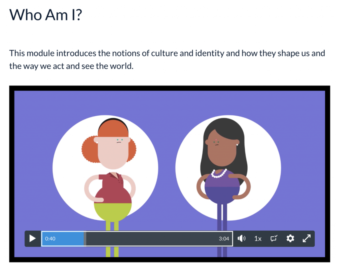 Học sinh được khuyến khích trình bày quan sát của bản thân trong bài học về khái niệm văn hóa và danh tính