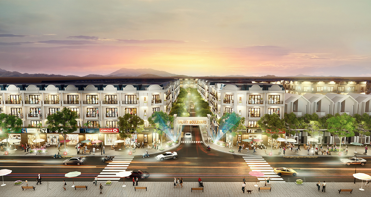 Phối cảnh dự án Galaxy Boulevard