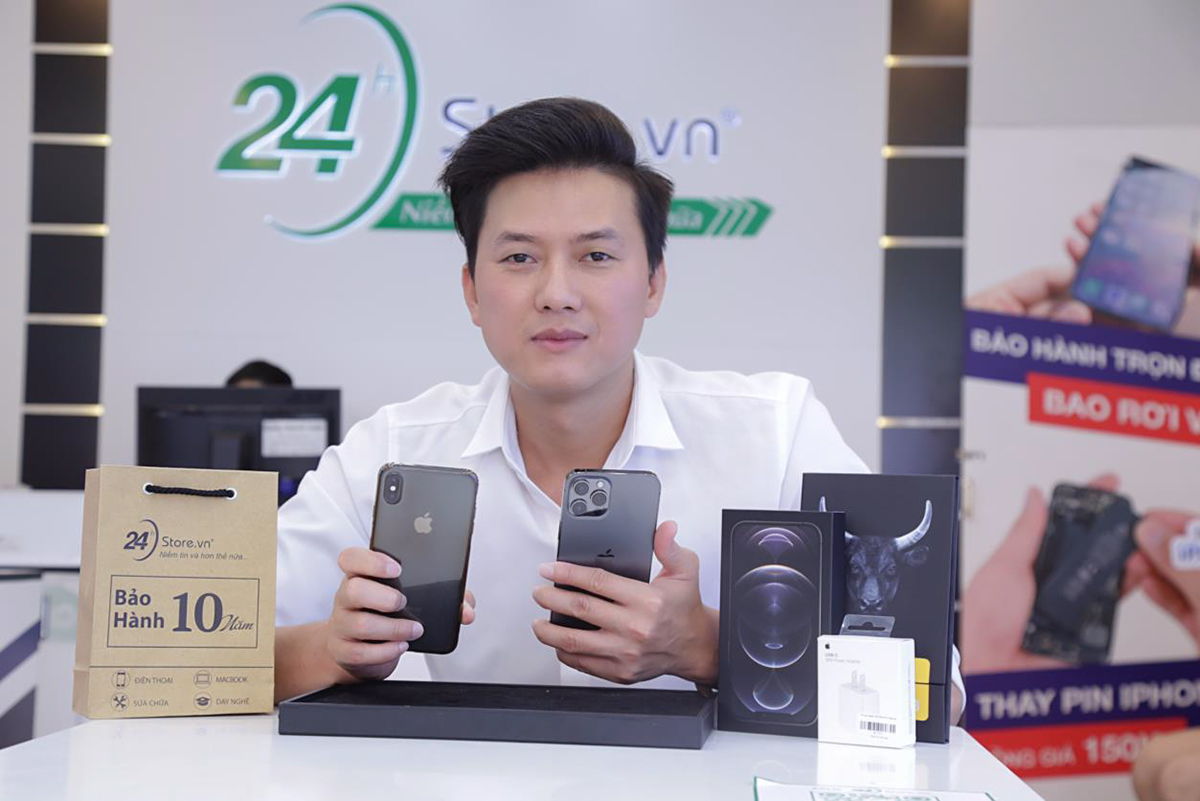 Diễn viên Quách Ngọc Tuyên tham gia thu cũ đổi mới, lên đời iPhone 12 Pro Max VN/A nhận ưu đãi đến 7.300.000 đồng 