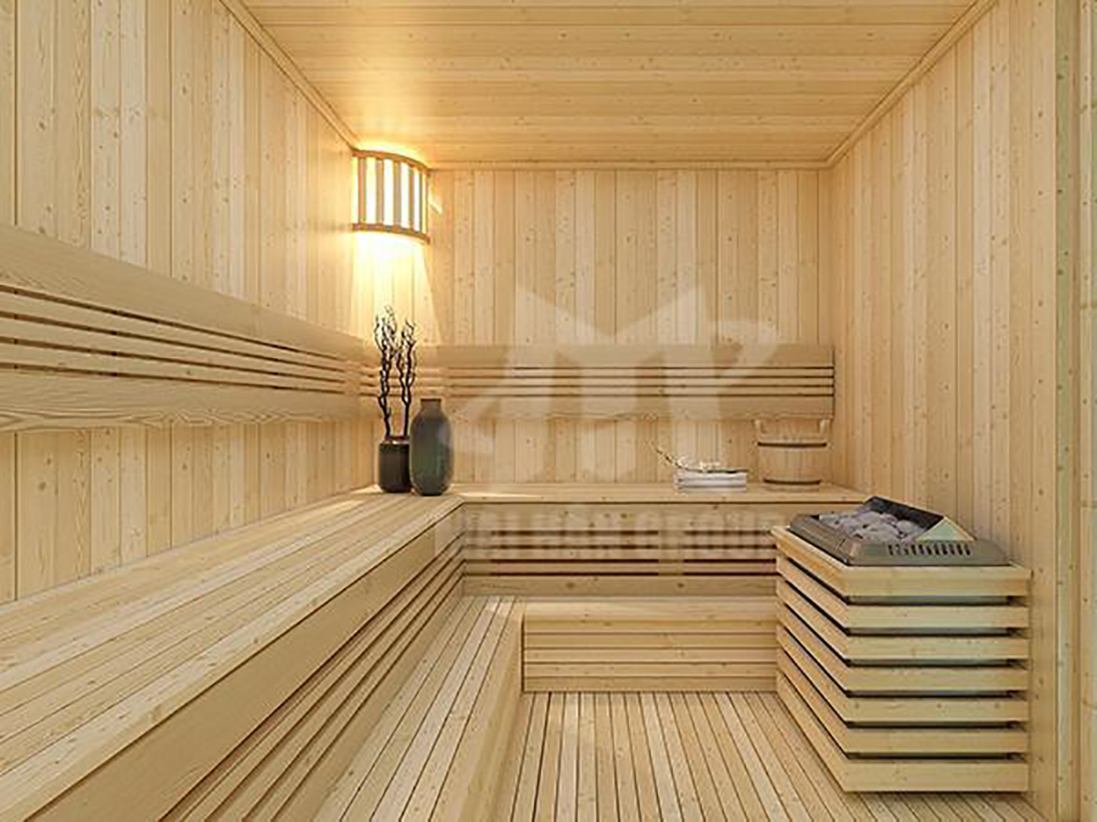 Phòng xông hơi khô sauna truyền thống