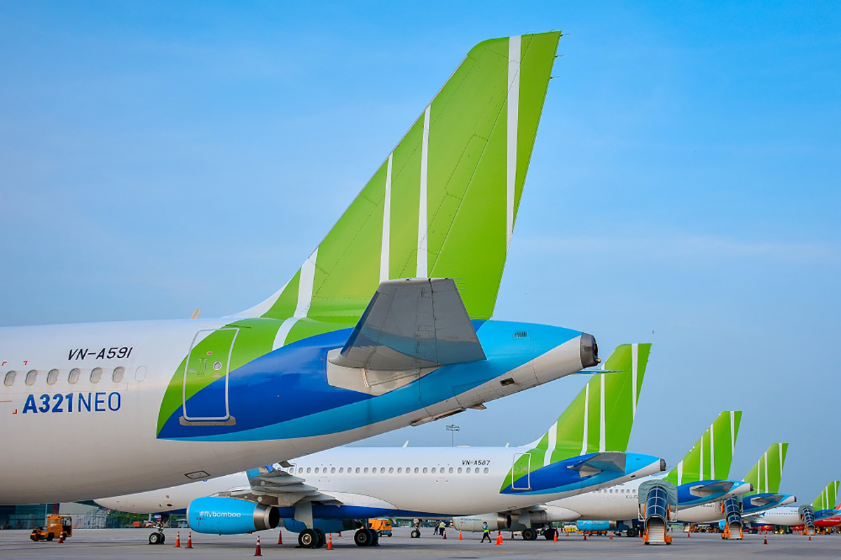 Bamboo Airways hiện đang dẫn đầu về số lượng đường bay nội địa 